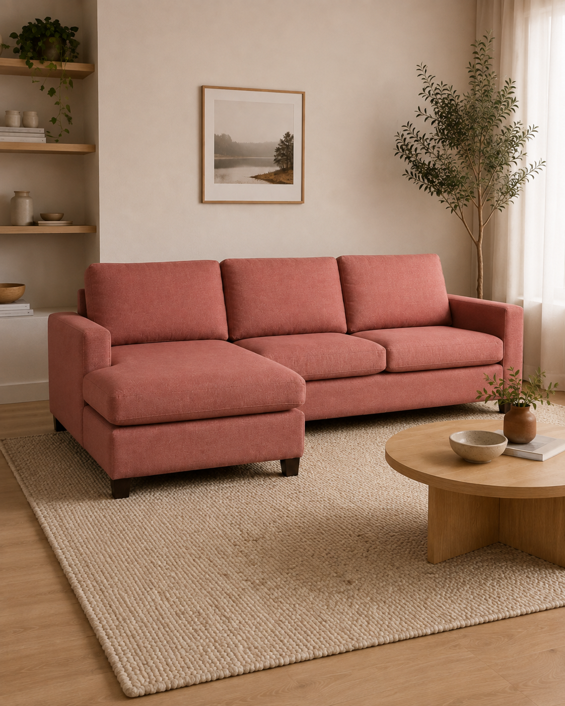 Sorevia Fabric Storage Sofa Bed