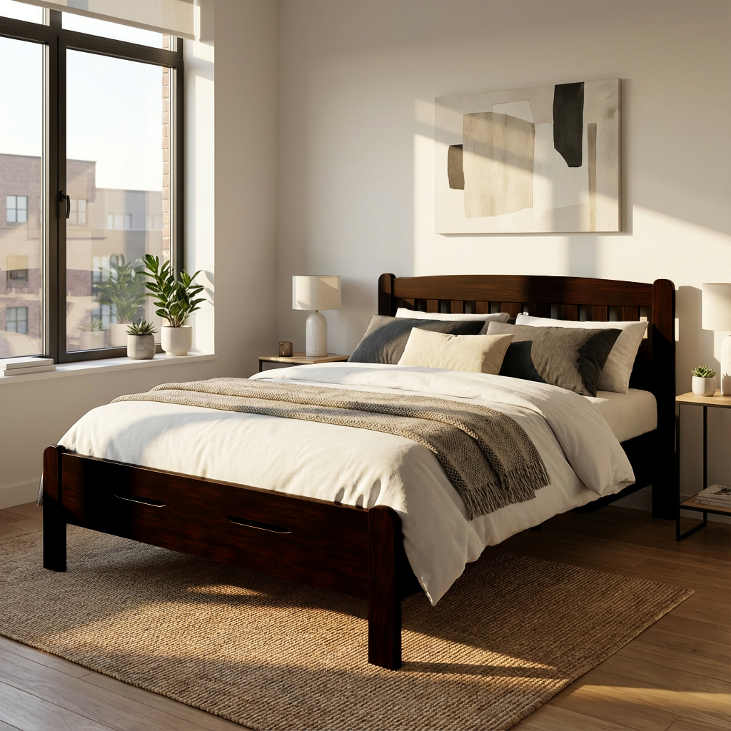 Cole Wooden Bed