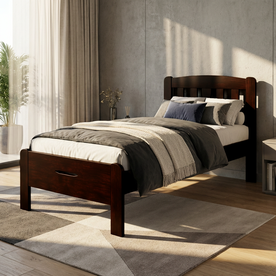 Cole Wooden Bed