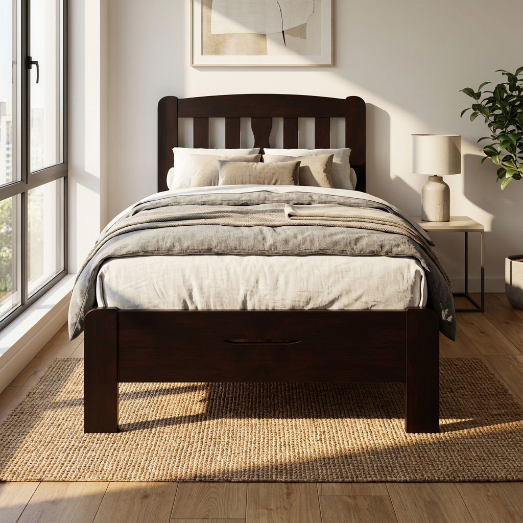 Cole Wooden Bed