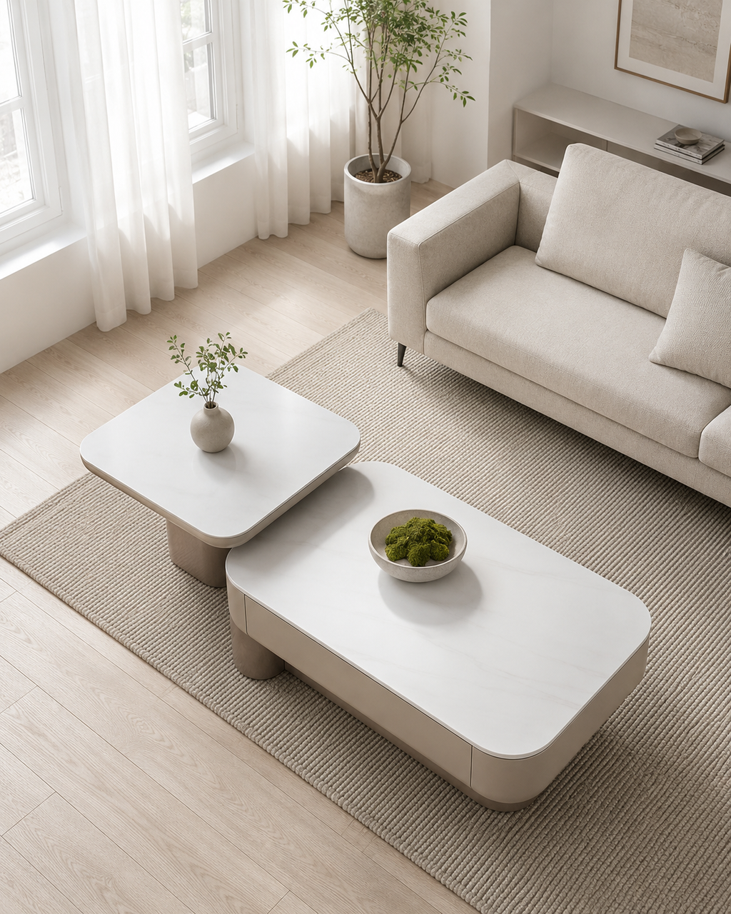 Elio Stone Coffee Table