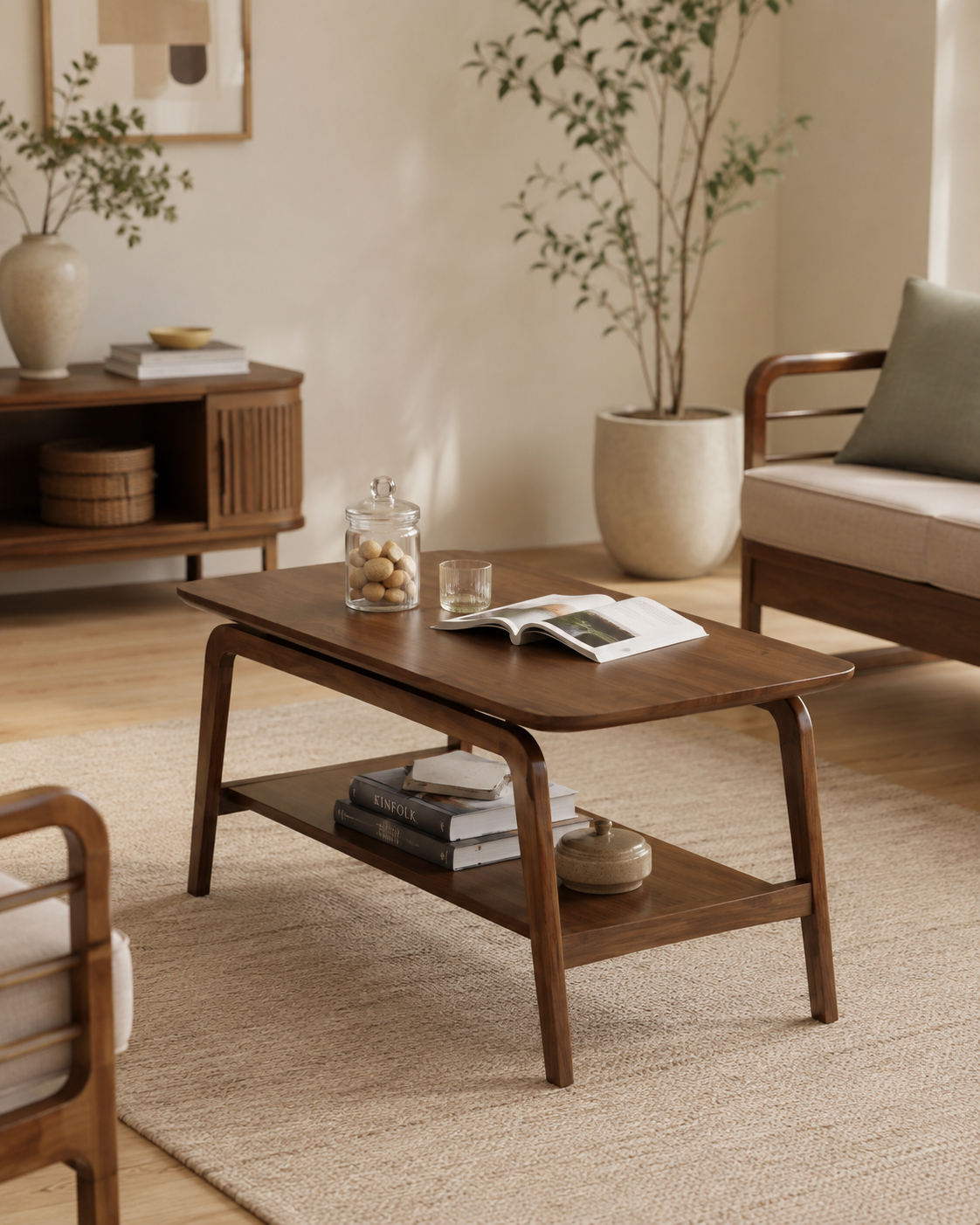 Elverton Wooden Sofa