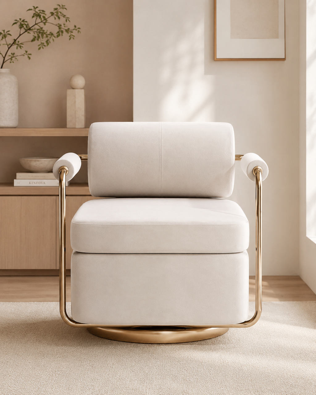 Lucerne Fabric Lounge Chair