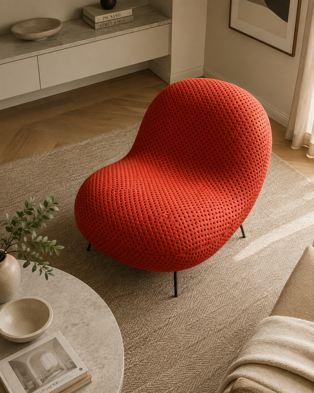 Orris Fabric Lounge Chair