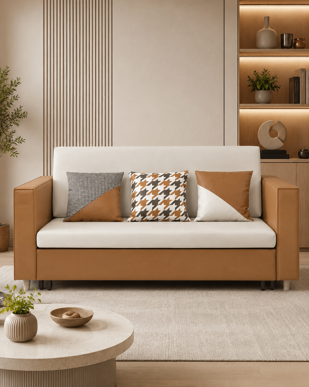 Corvale Leathaire Sofa Bed
