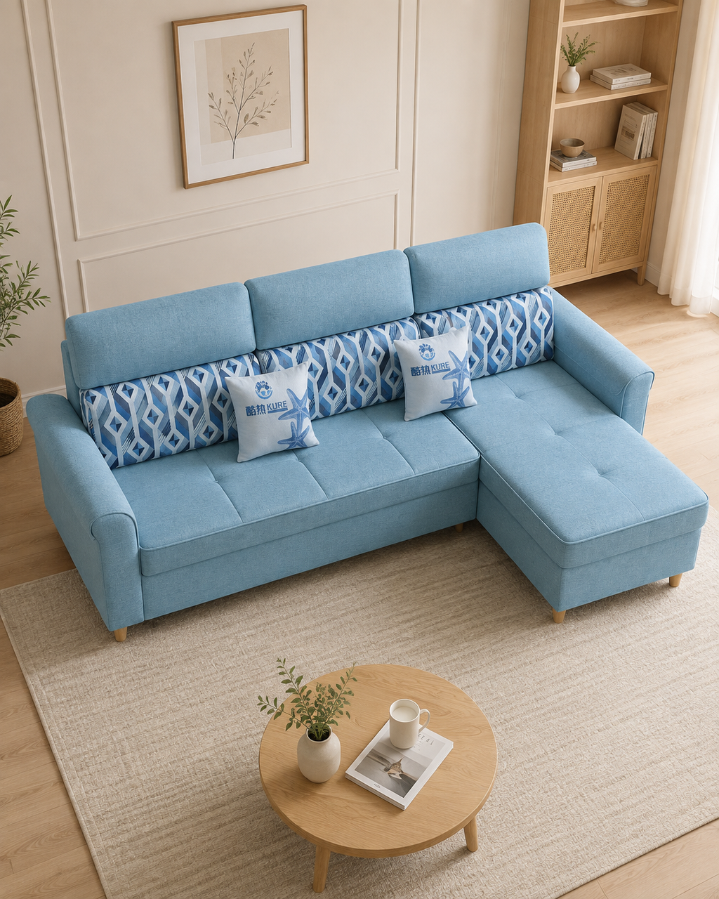 Talora Fabric Storage Sofa Bed