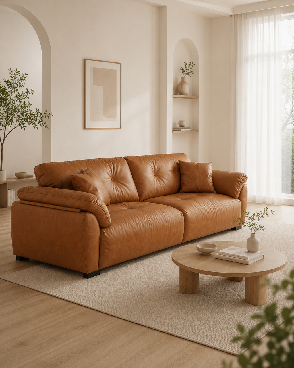 Sorrento Leather Sofa