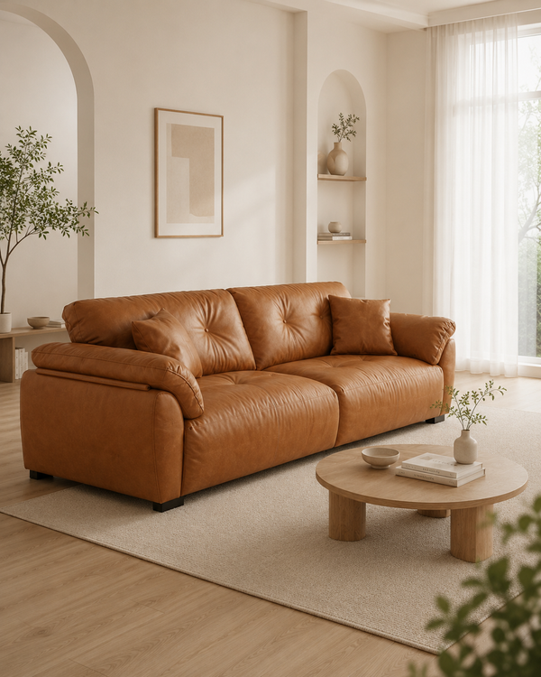 Sorrento Leather Sofa