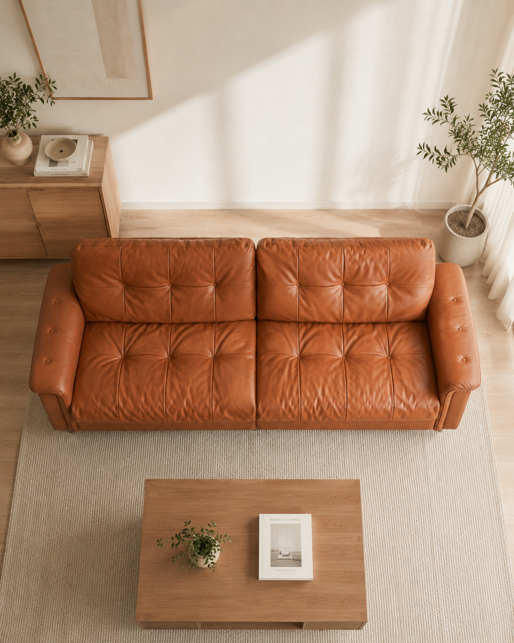 Emrys Leather Sofa