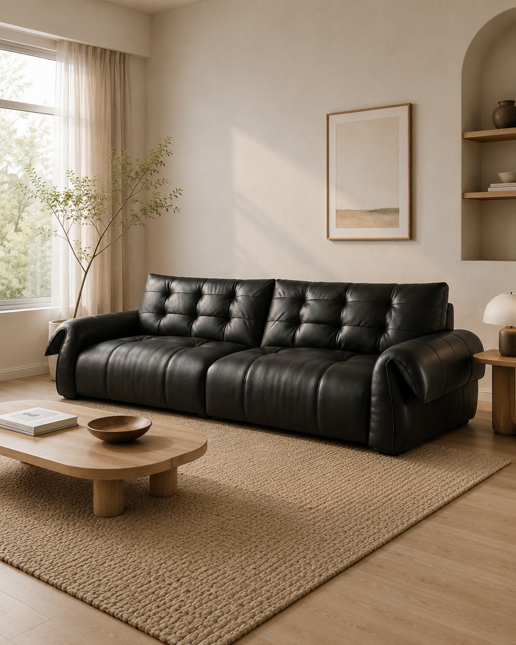 Corvin Leather Sofa
