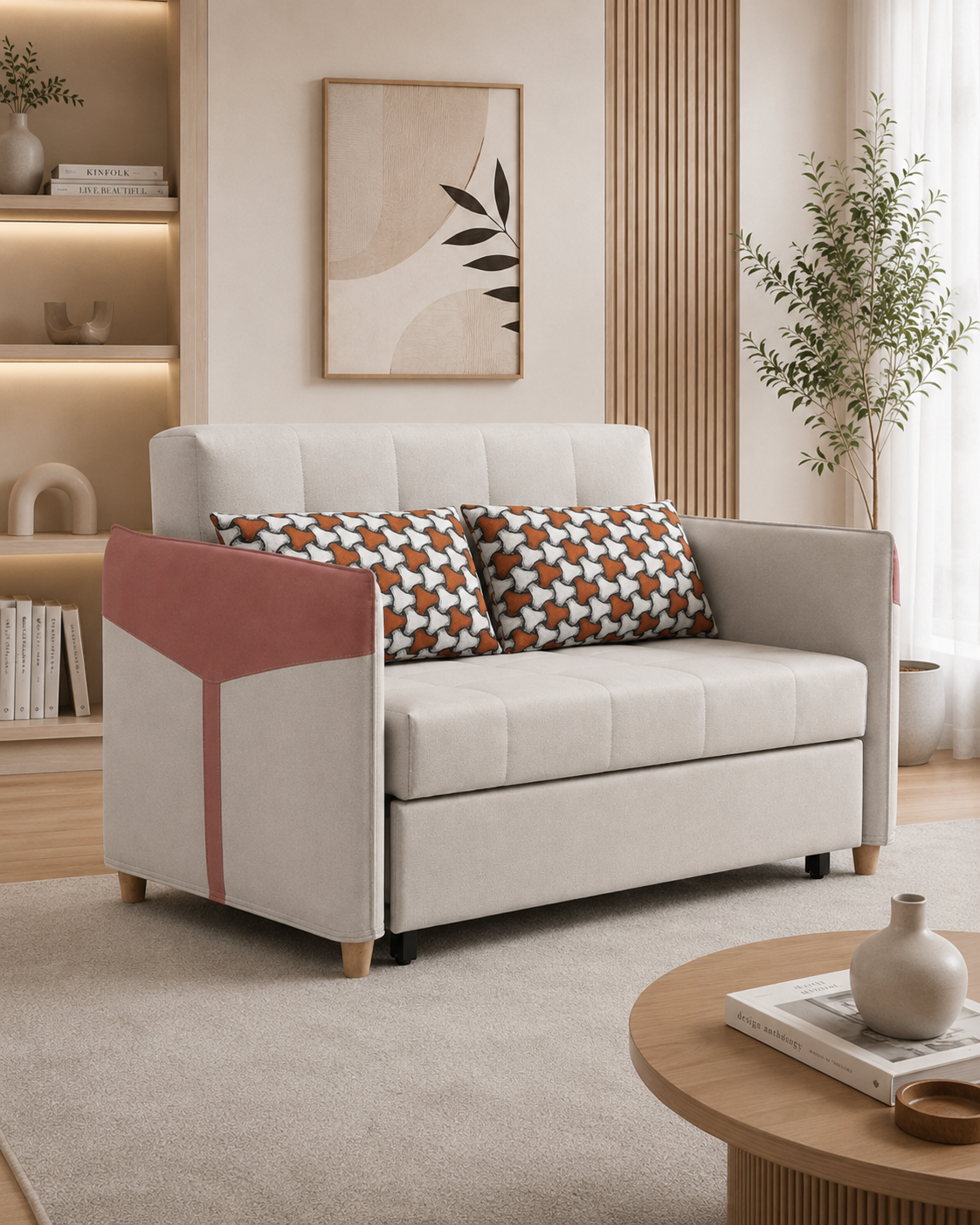 Darella Tech Fabric Sofa Bed