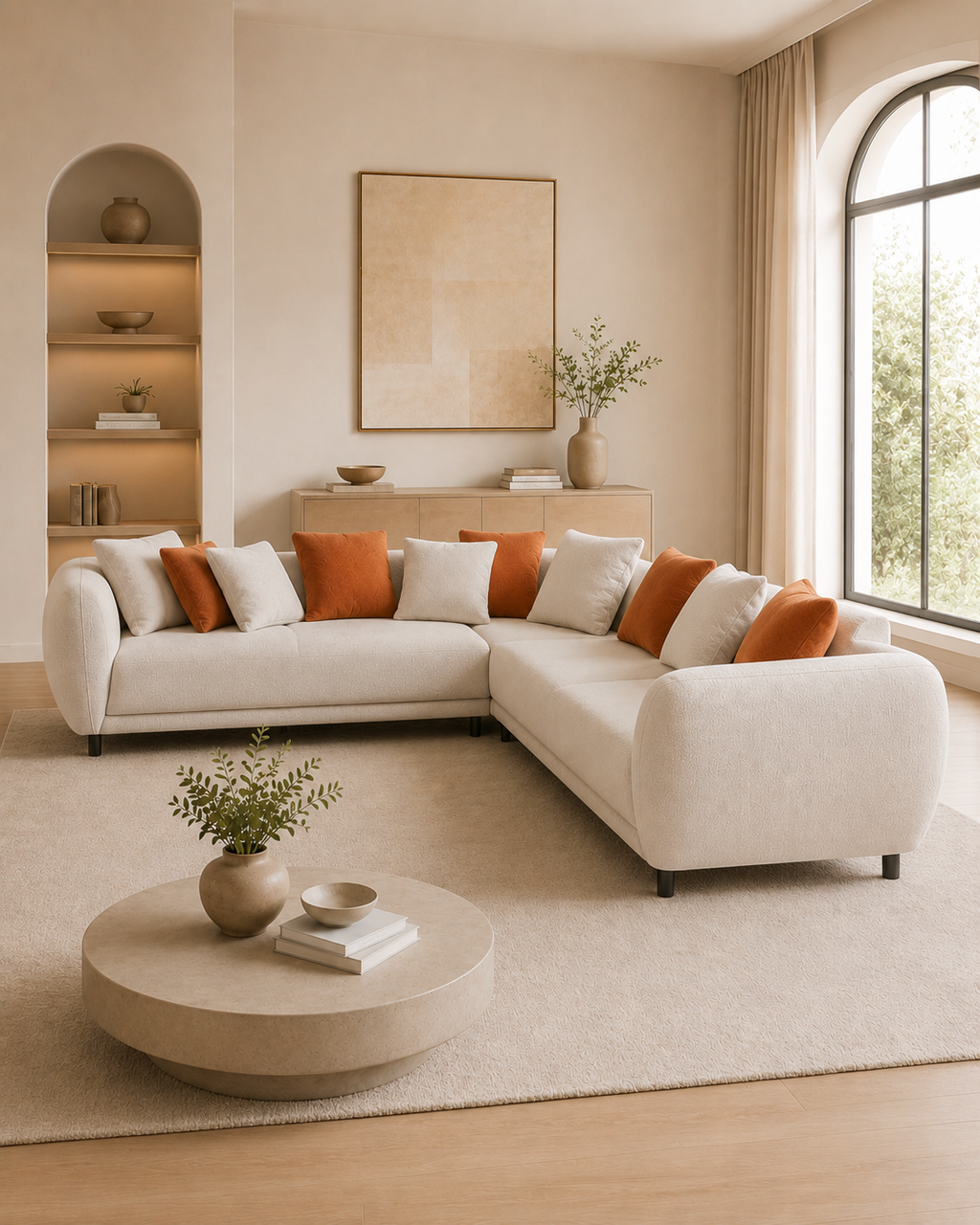 Orella Fabric Sectional Sofa