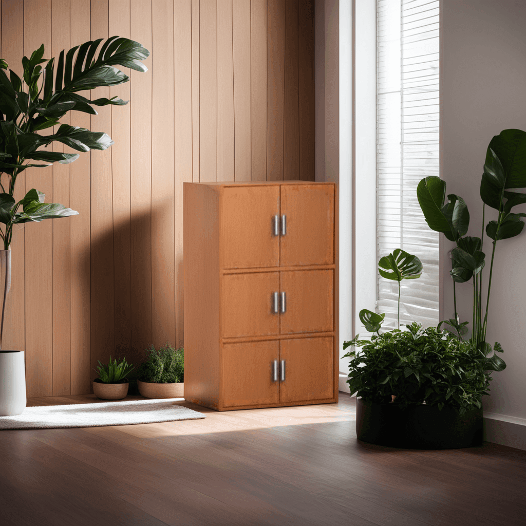 Megafurniture | Darius Cherry Storage Cabinet | Storage Cabinet