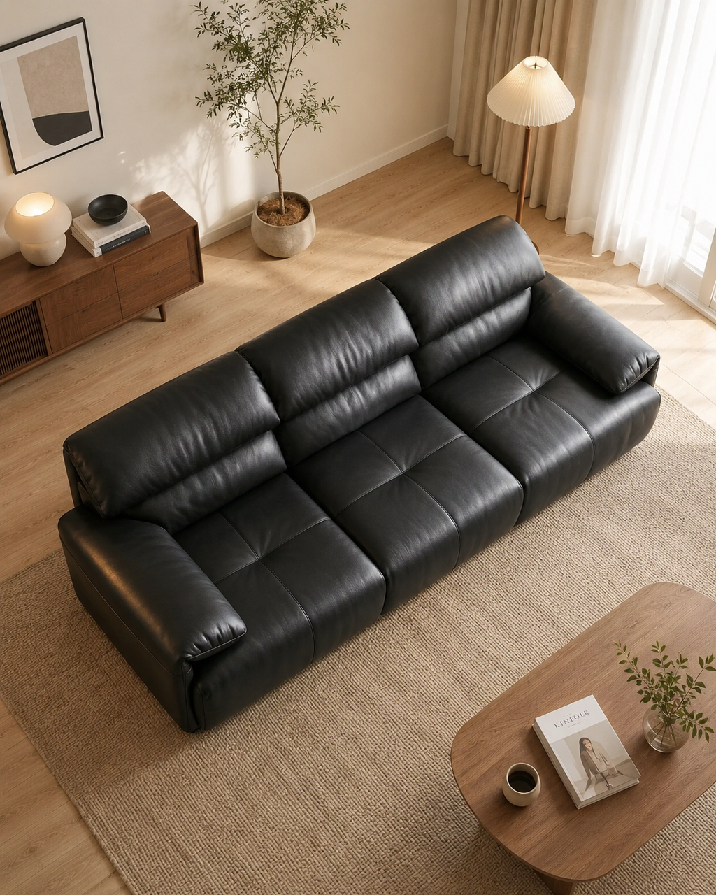 Bastien Leather Sofa