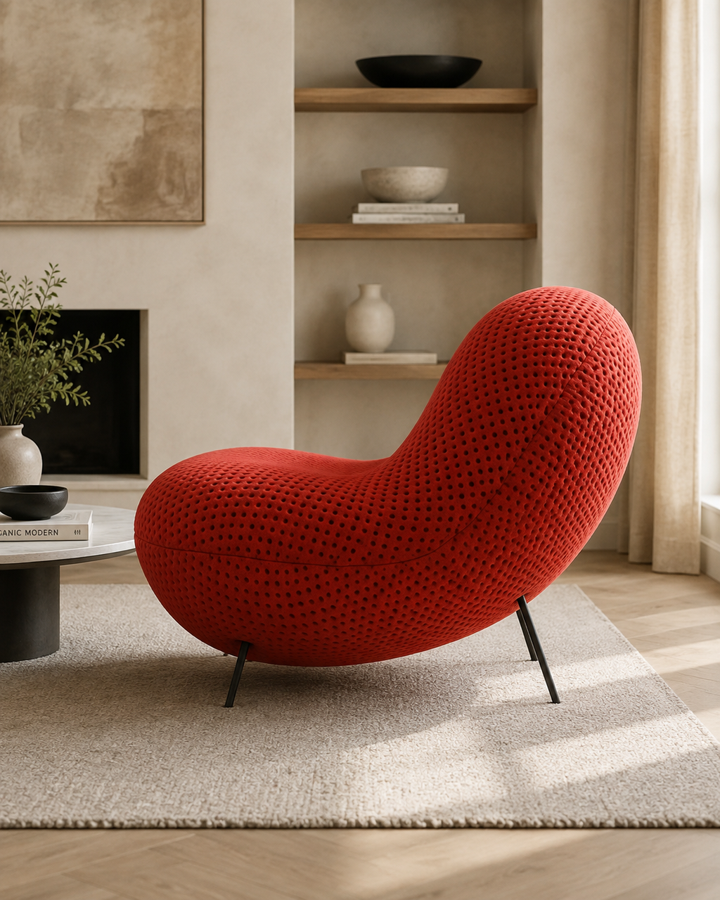Orris Fabric Lounge Chair