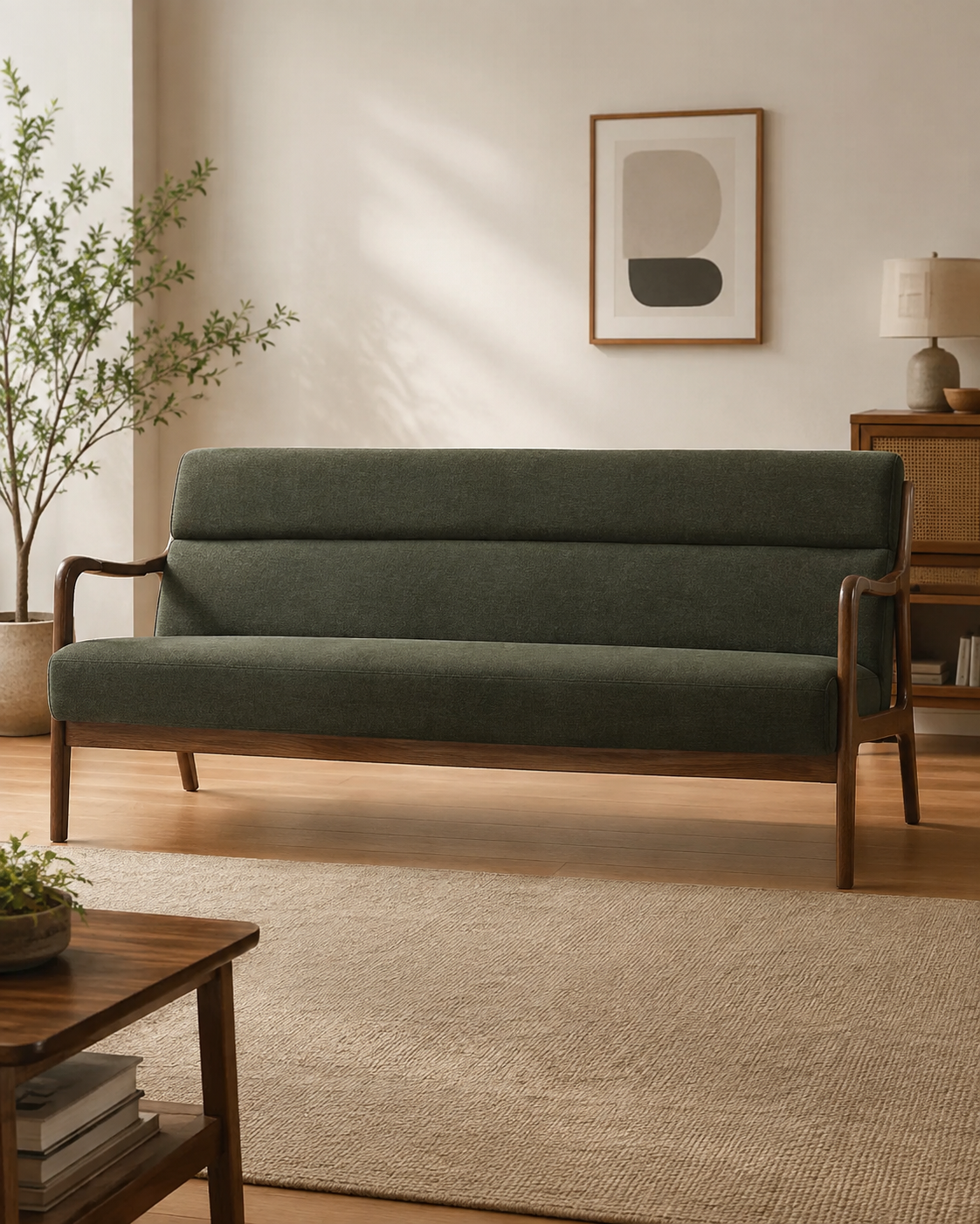 Merrick Wooden Sofa