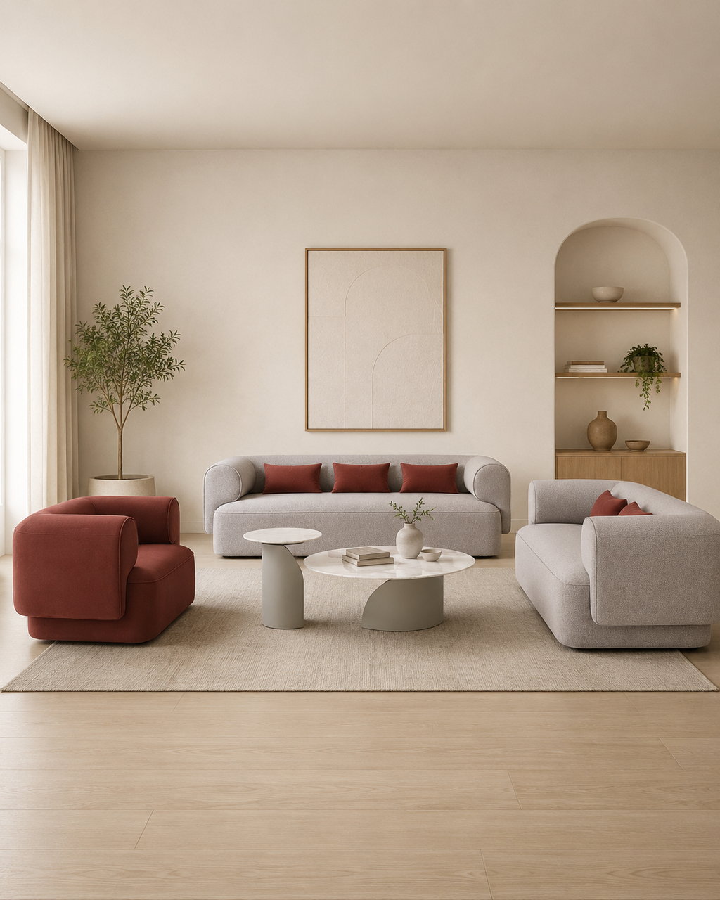 Lorven Fabric Sofa