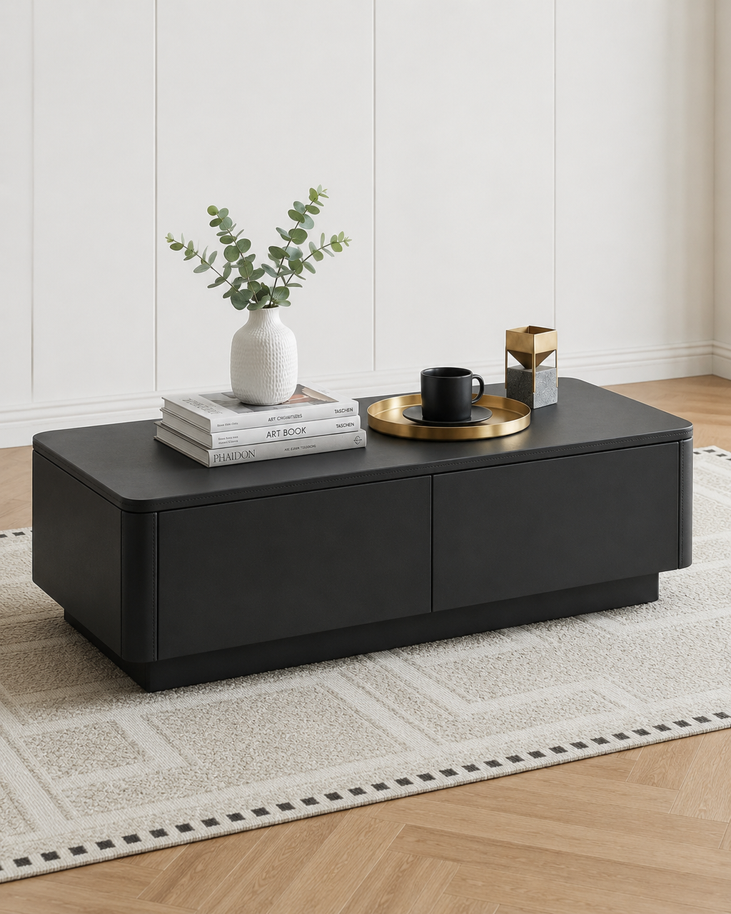 Sable Wood Veneer Coffee Table