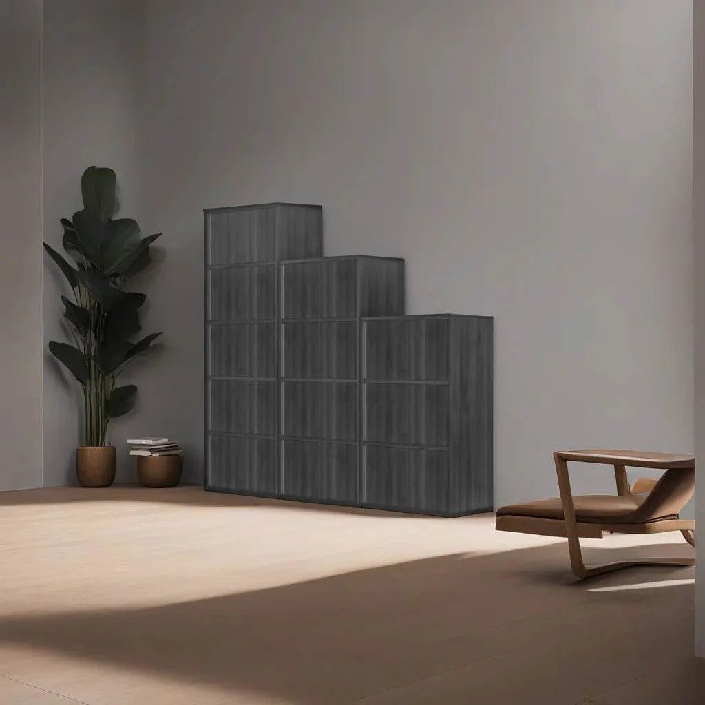 Derek Dark Oak Storage Cabinets