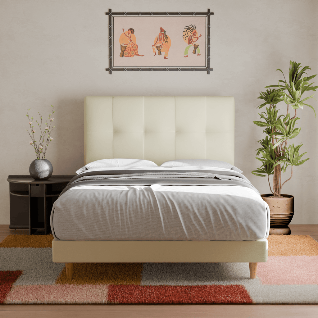 Megafurniture | Devon Faux Leather Bed Frame | Bed