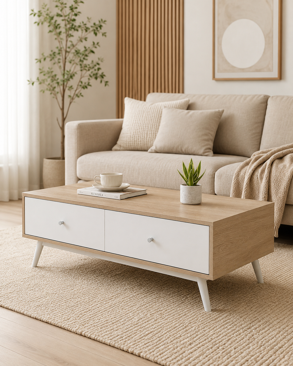 Aster Wooden Coffee Table
