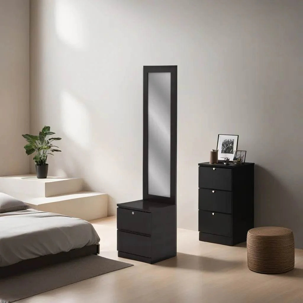 Megafurniture | Dorian Walnut Dressing Table | Dressing Table