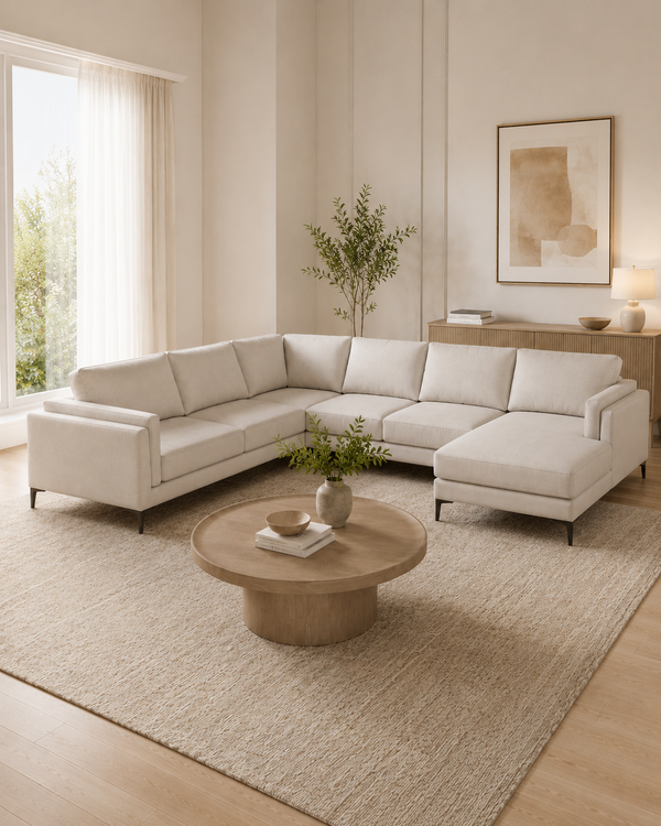 Kensington Genuine Leather Corner Sofa