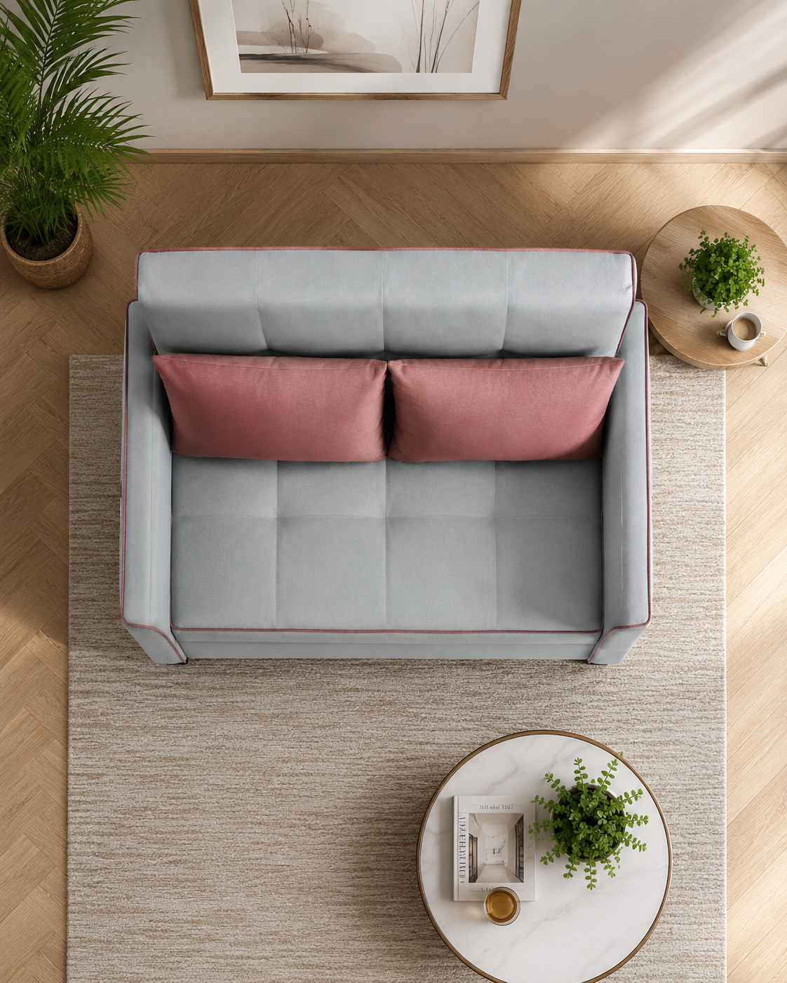 Nivelle Tech Fabric Sofa Bed