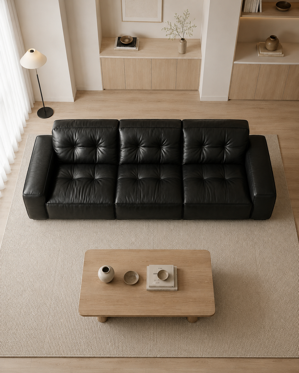 Dorian Genuine Leather Sofa
