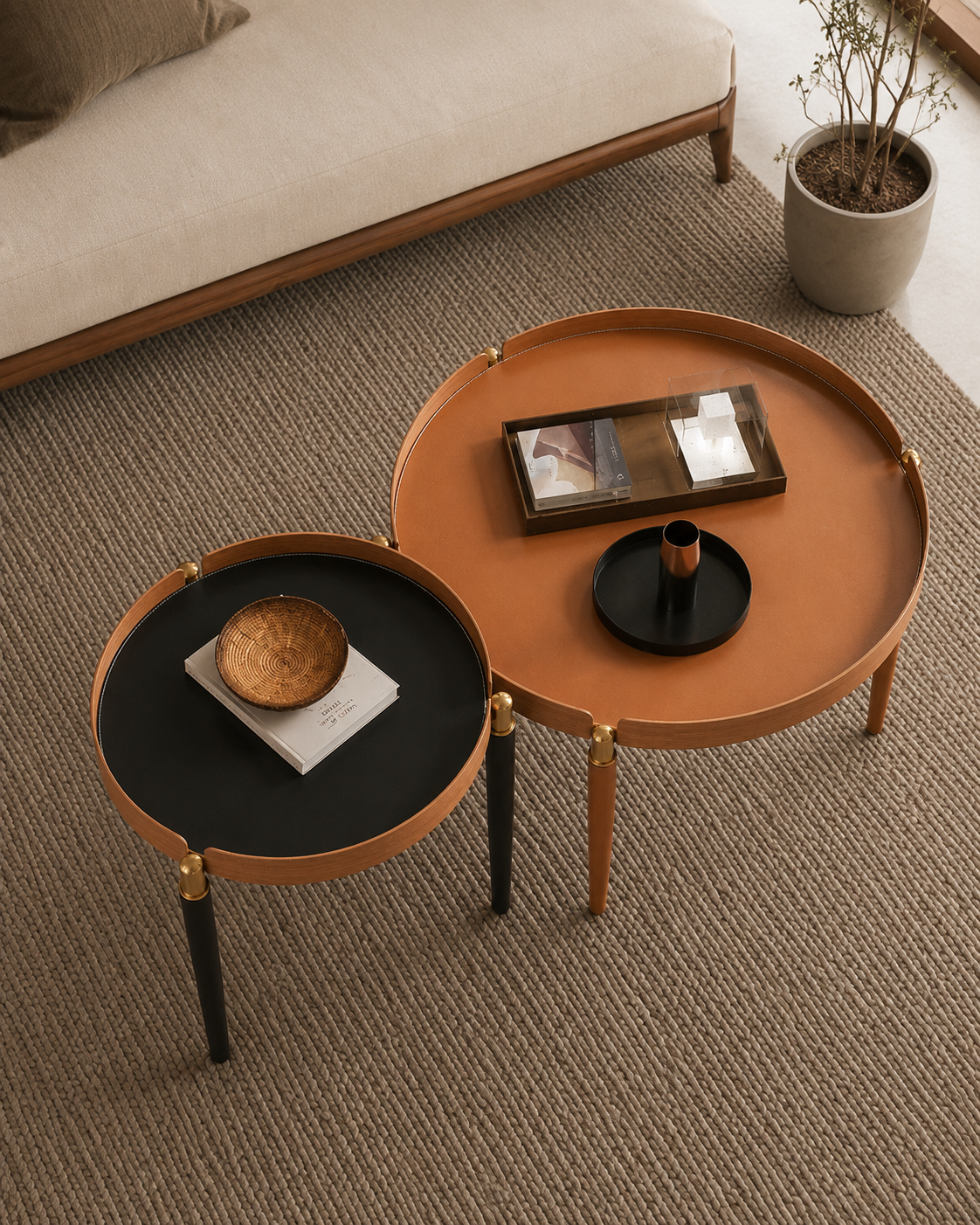 Sorelle Tray Nesting Coffee Table