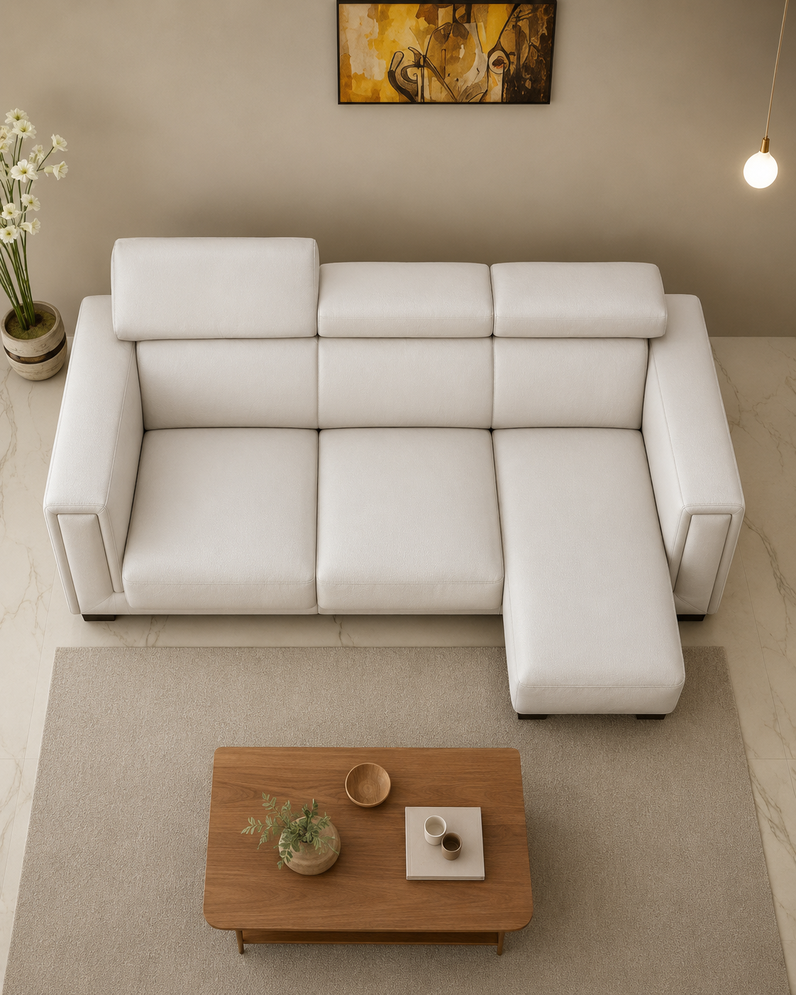 Hawthorne Genuine Leather Slider Sofa