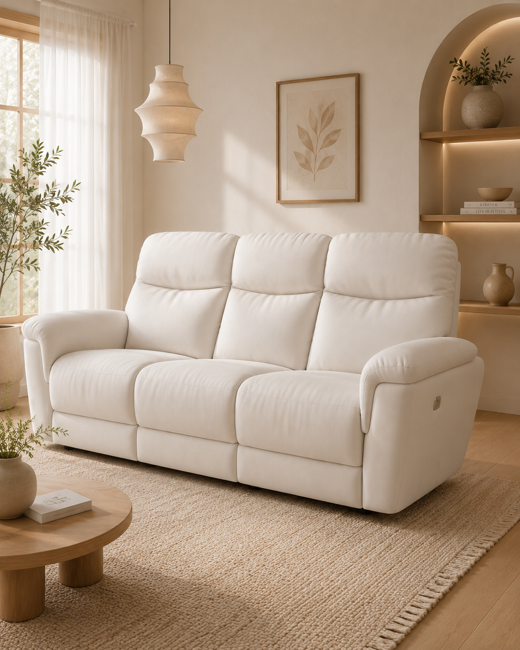 Lenvor Fabric Recliner Sofa