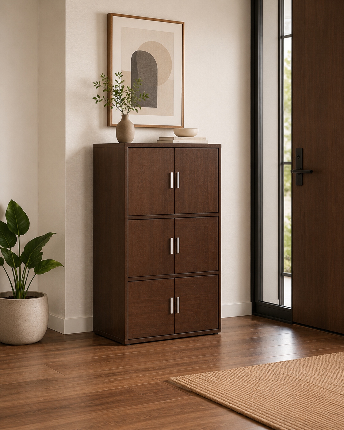 Ren Walnut Storage Cabinet