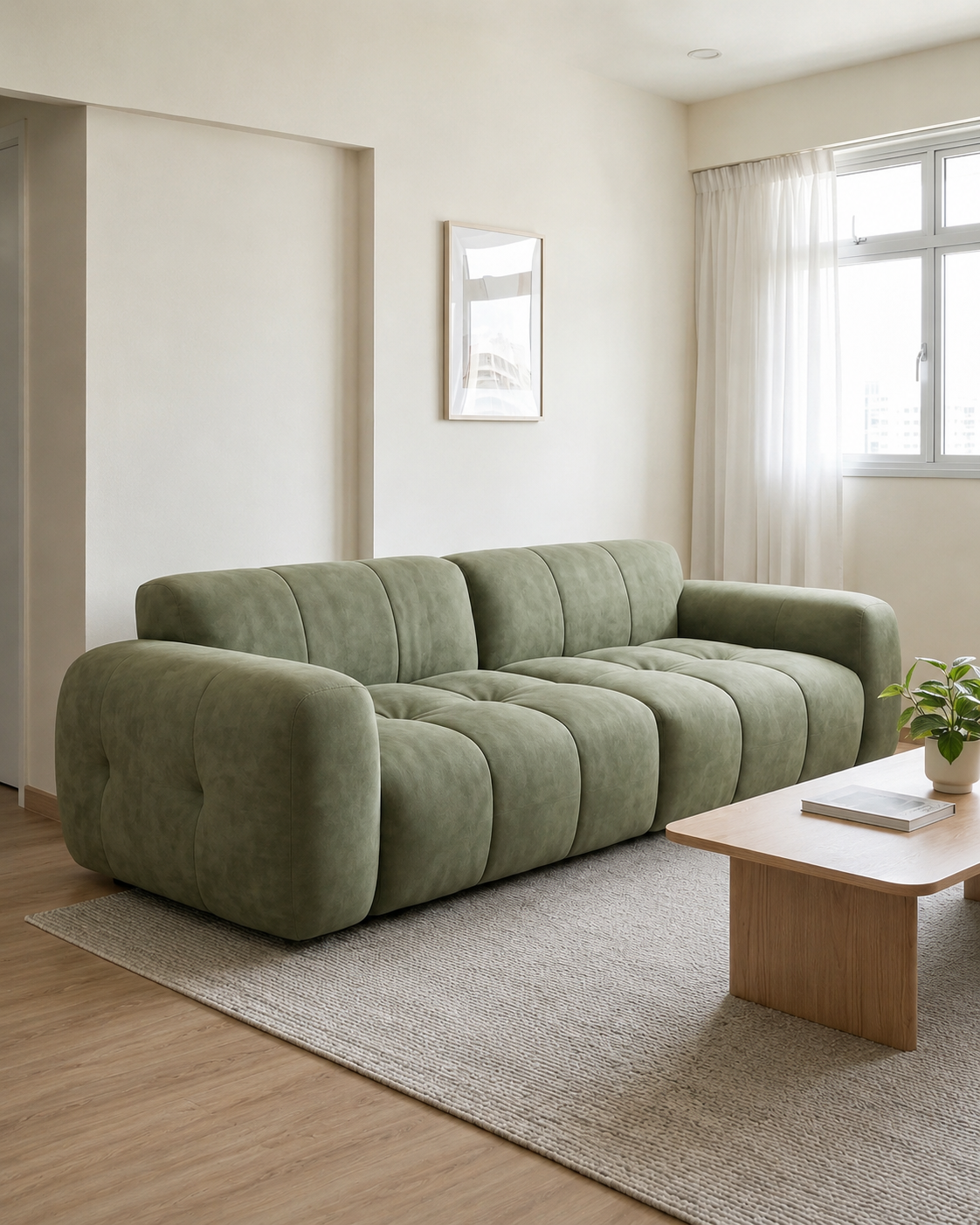 Solen Velvet Sofa