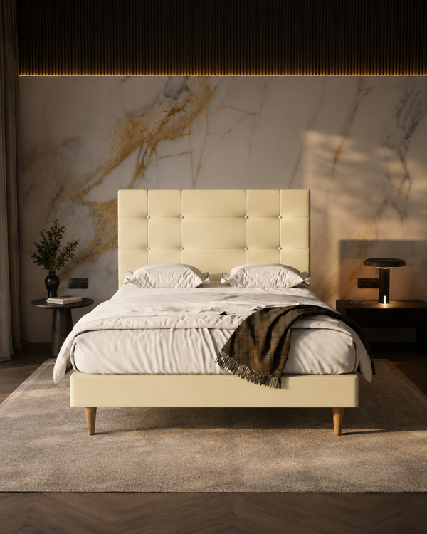 Jaxon Faux Leather Bed Frame