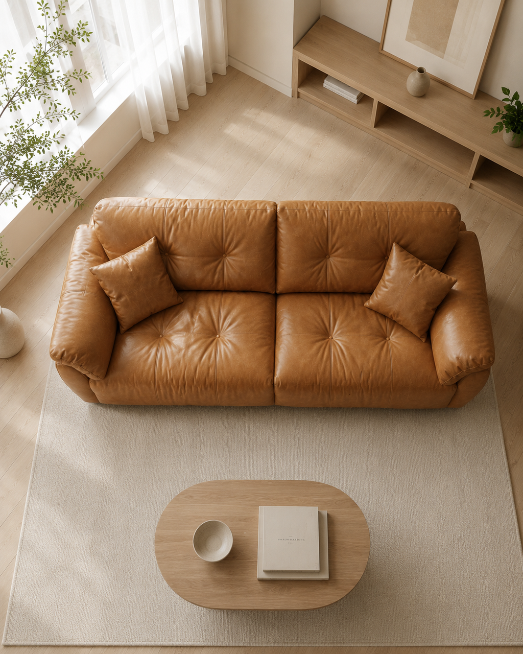 Sorrento Leather Sofa