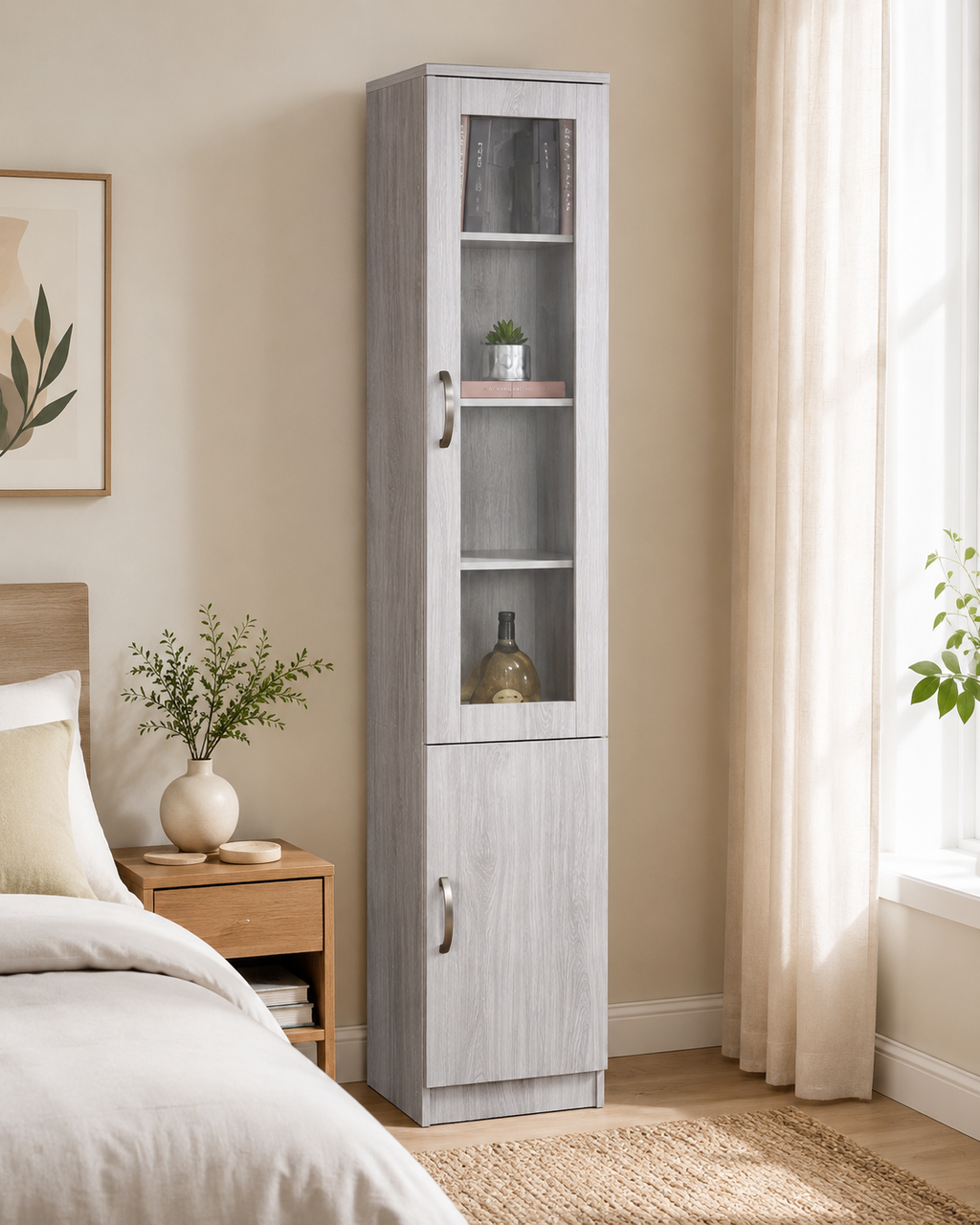 Ashbourne Slim Display Cabinet