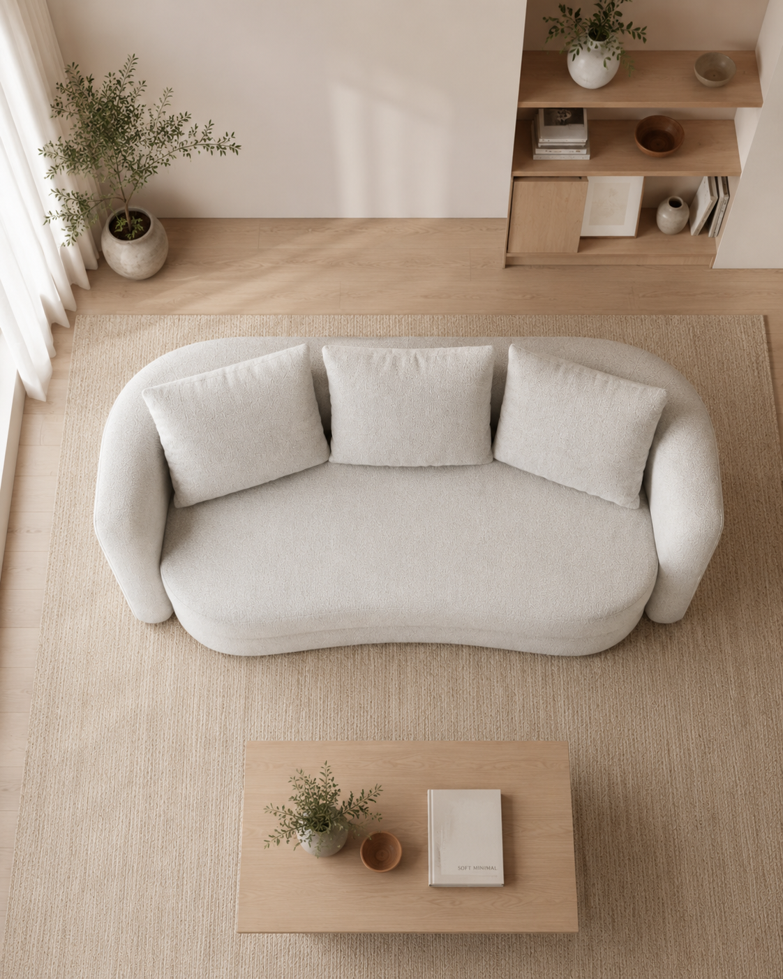 Calia Fabric Sofa