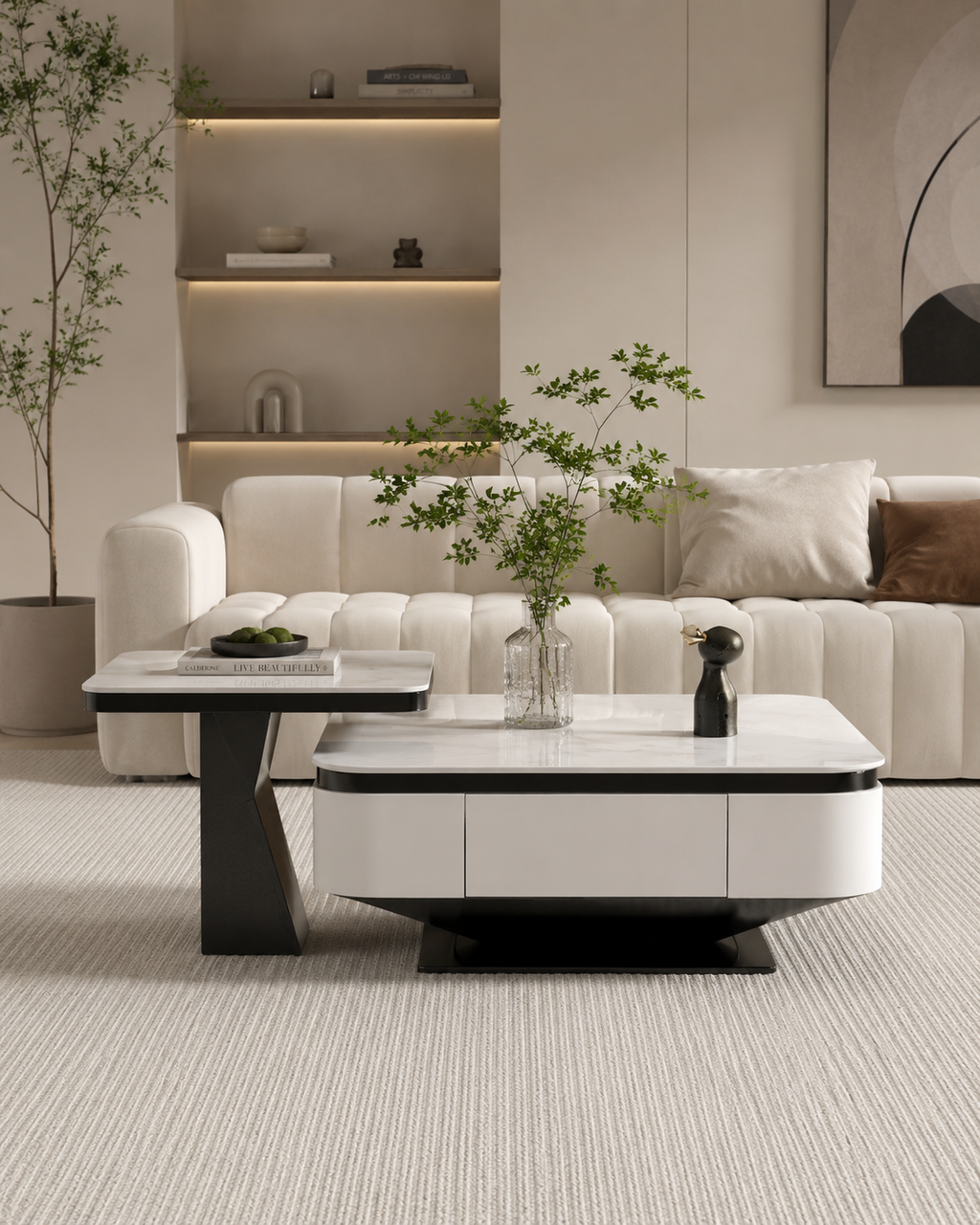 Merida Sintered Stone Coffee Table