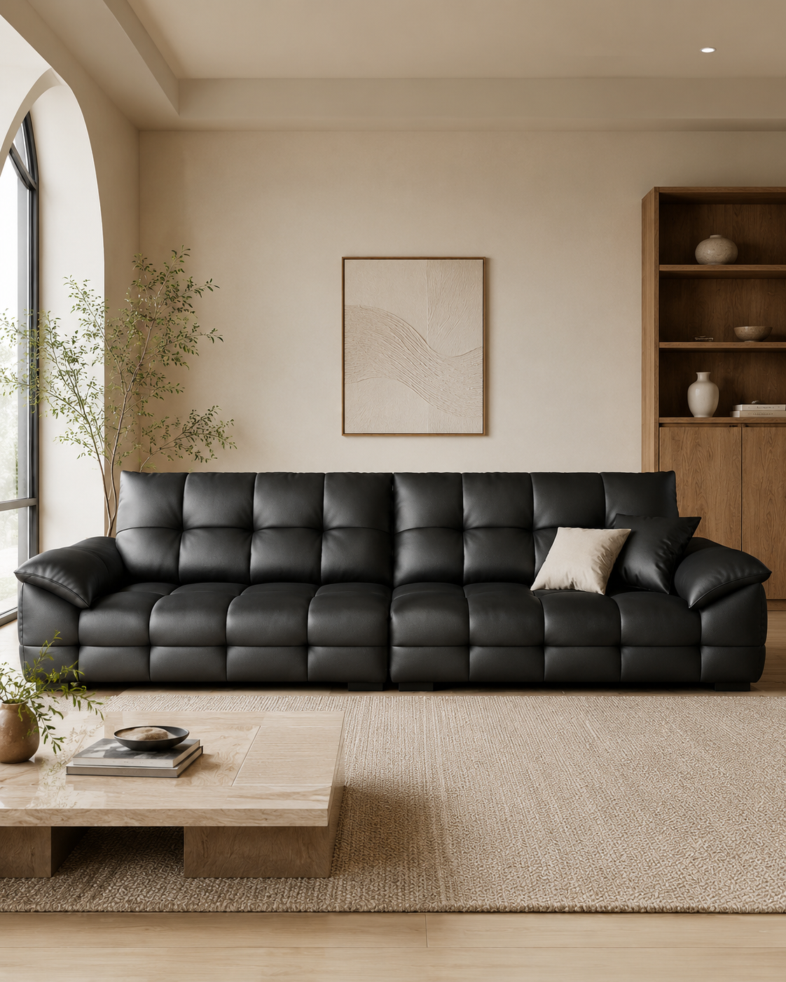 Alaric Leather Sofa