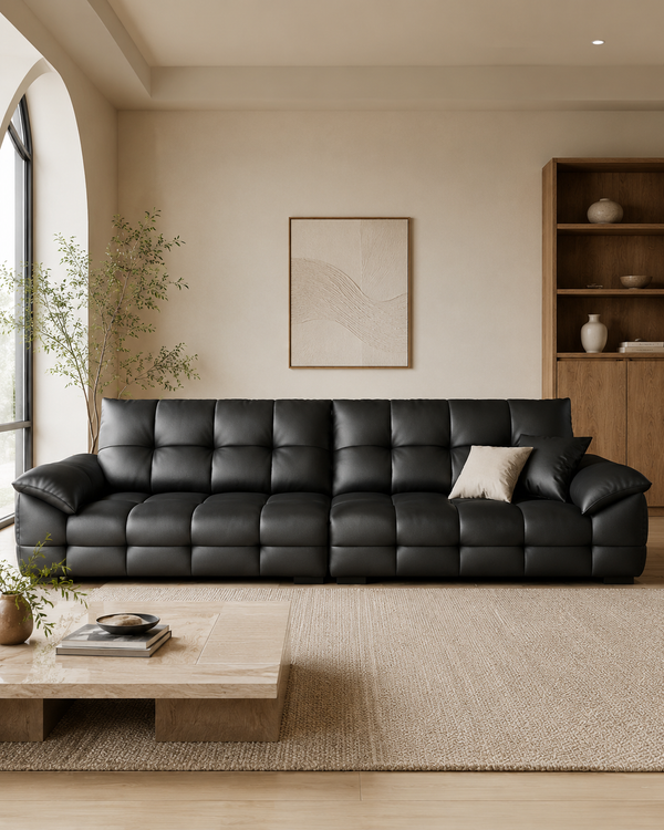 Alaric Leather Sofa