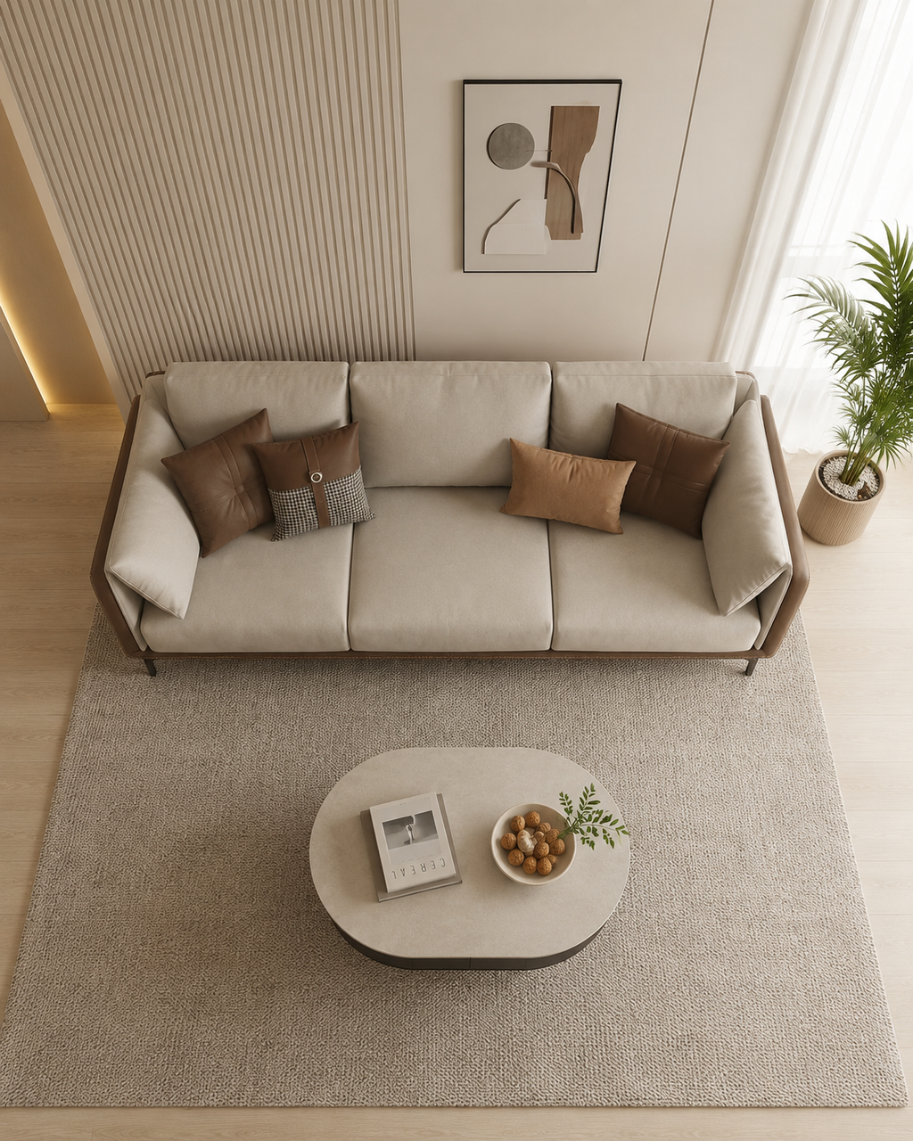 Arlen Leather Sofa