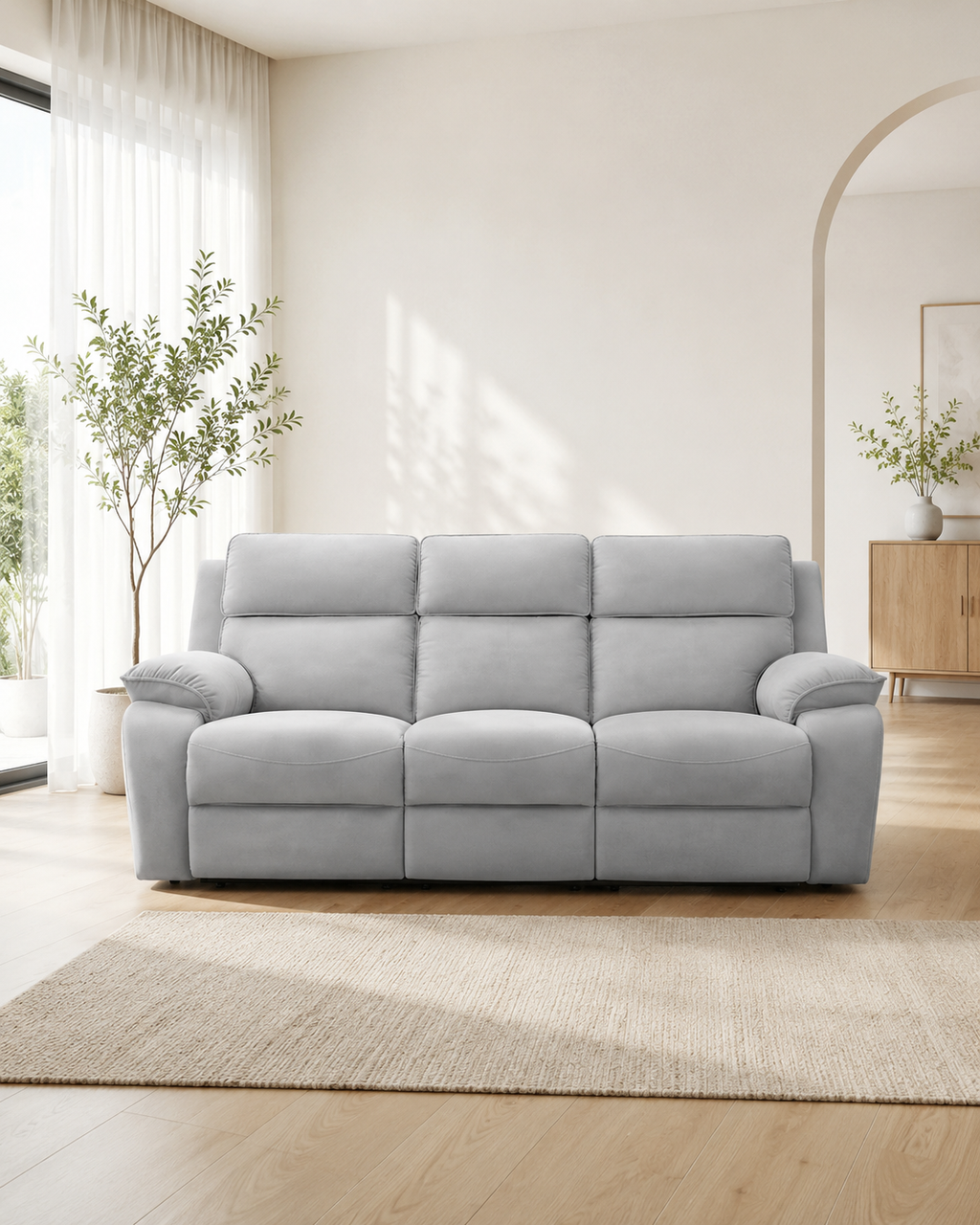 Kieran Fabric Recliner Sofa