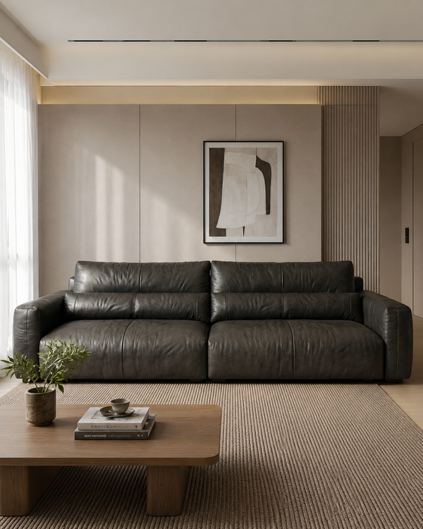 Calder Leather Sofa