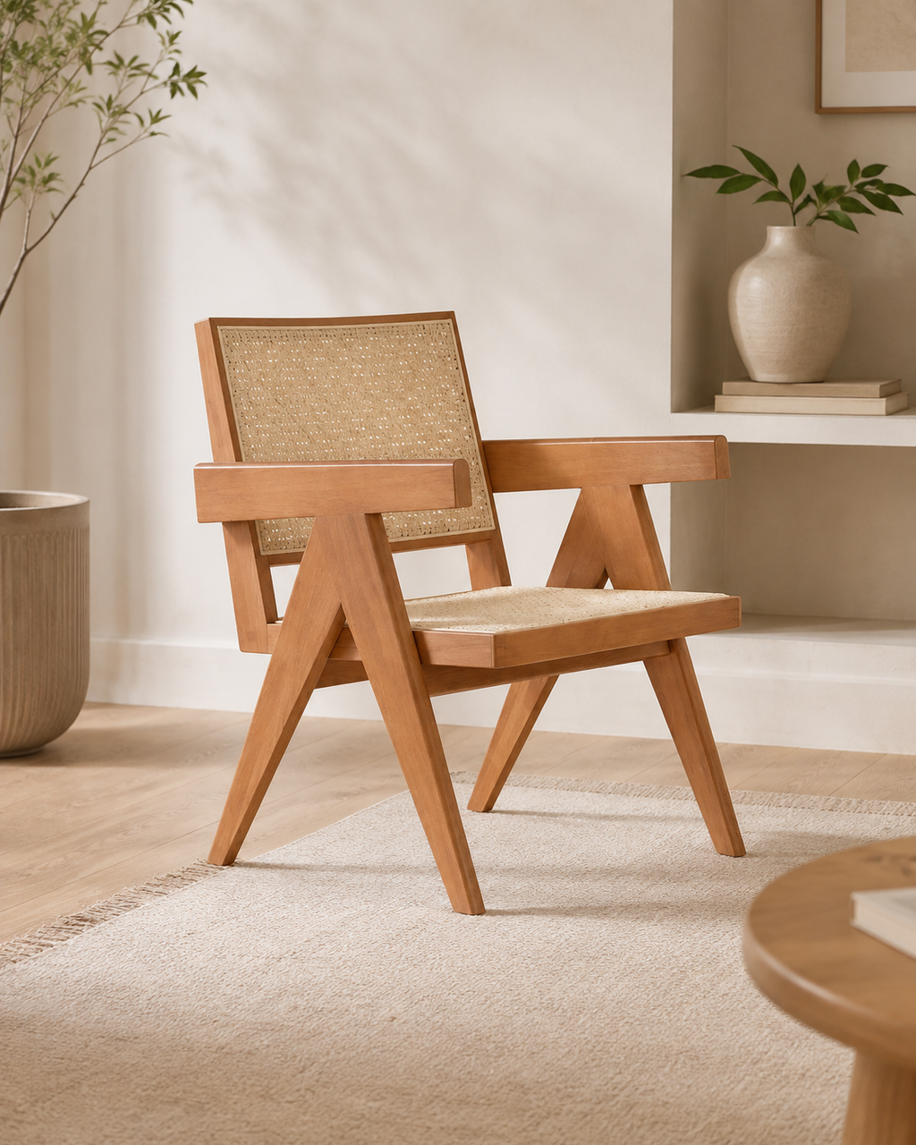Arden Rattan Accent Chair