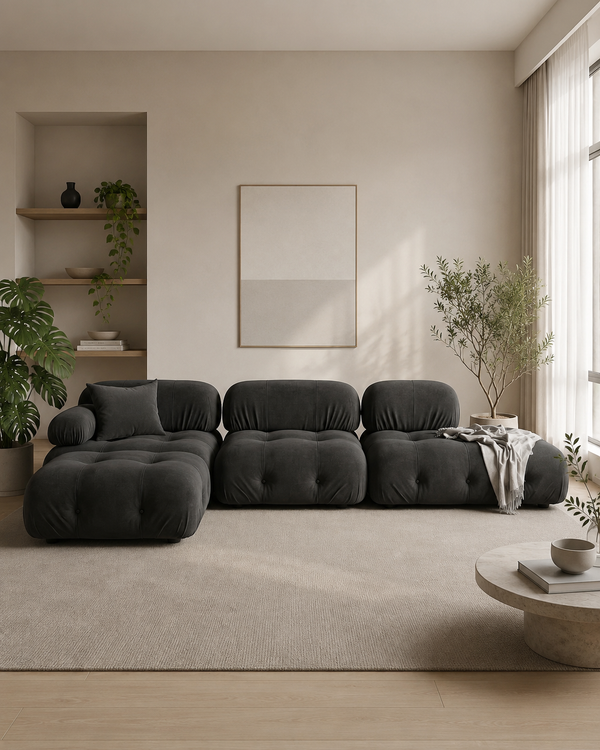 Nuvelle Fabric Sectional Sofa