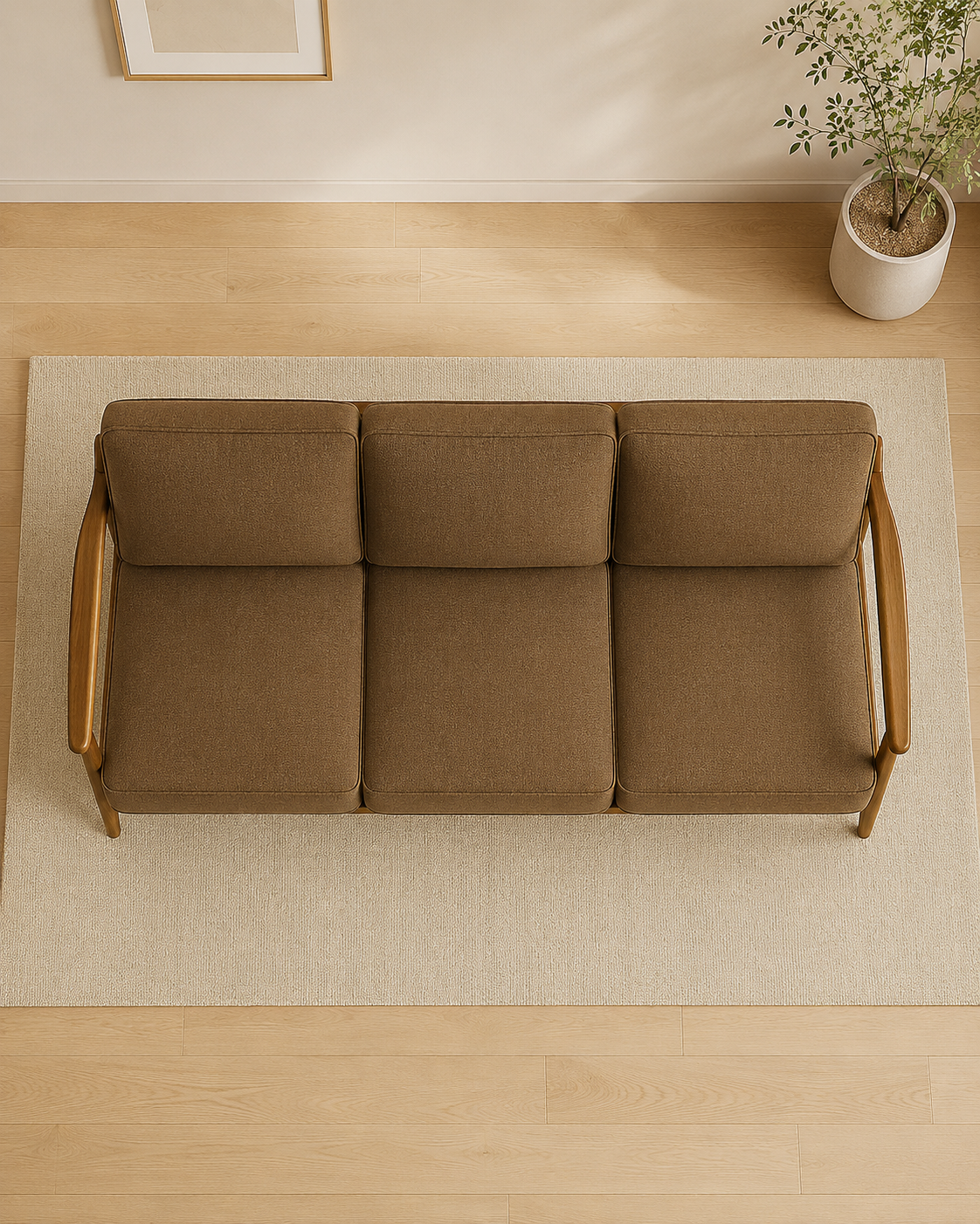 Vallon Wooden Sofa