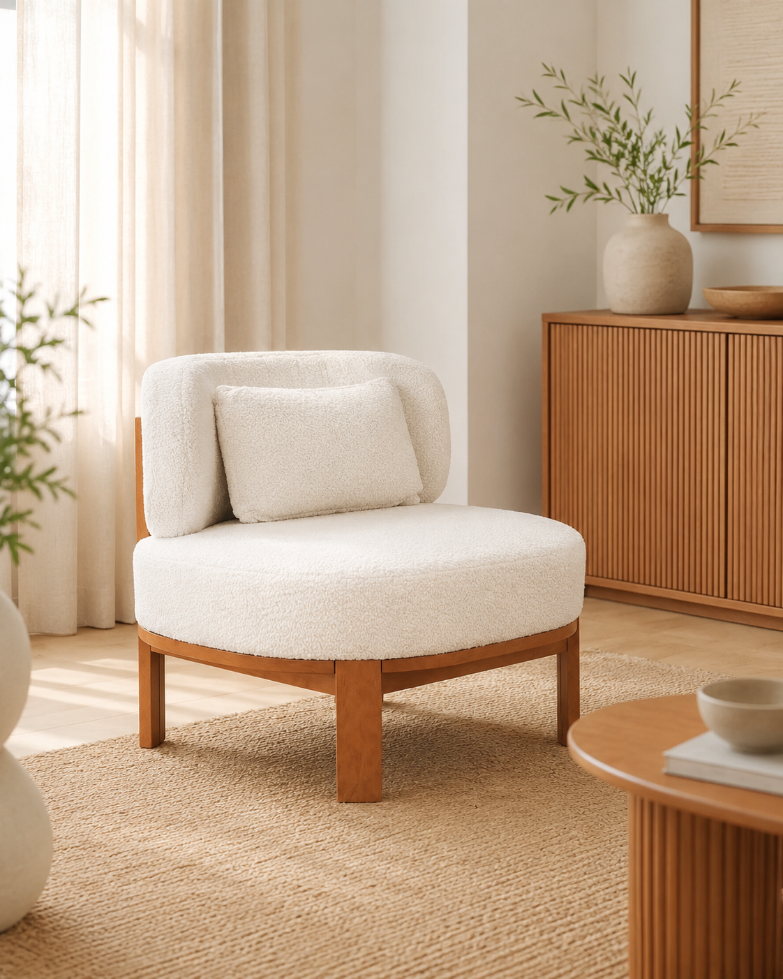 Olea Wooden Storage Sofa