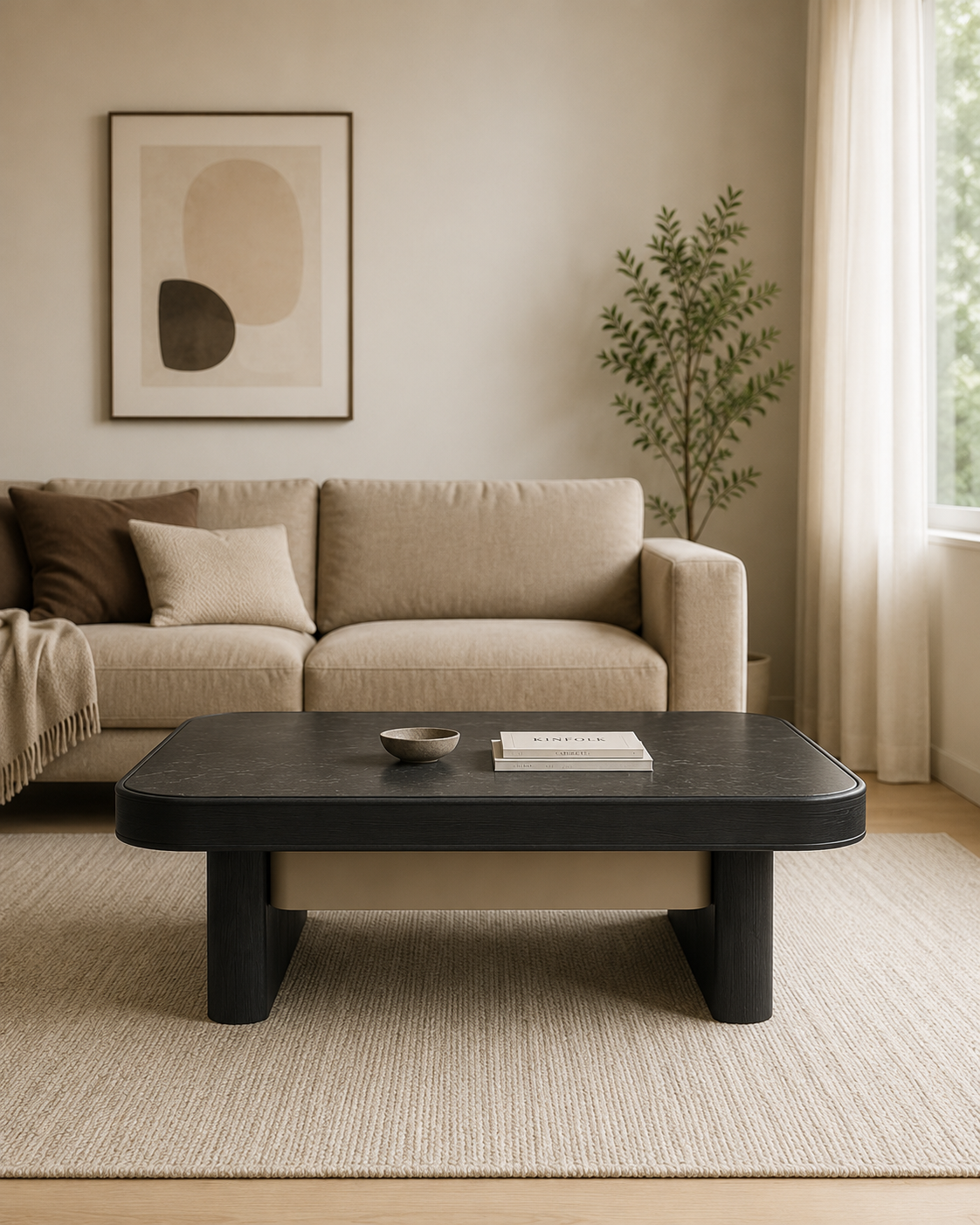 Toren Stone Coffee Table