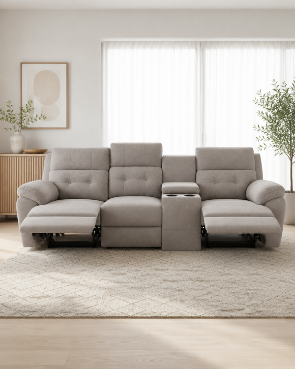 Nolan Fabric Recliner Sofa